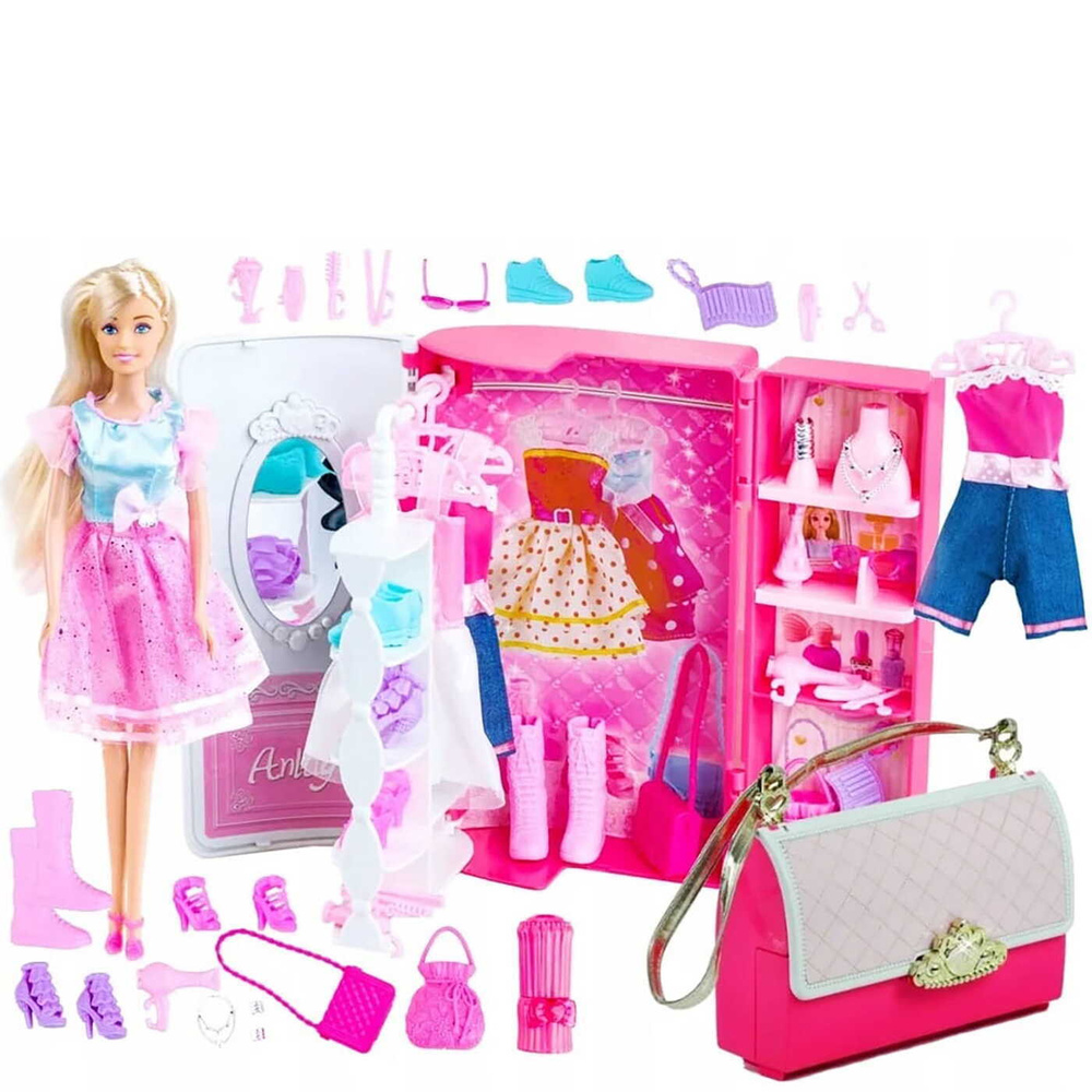 Кукла Анлили 30 см и сумочка-гардероб мечты Anlily #1
