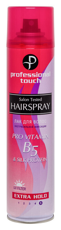 Professional Touch Лак для волос экстрасильной фиксации B5 silk protein, 265мл, 3шт  #1