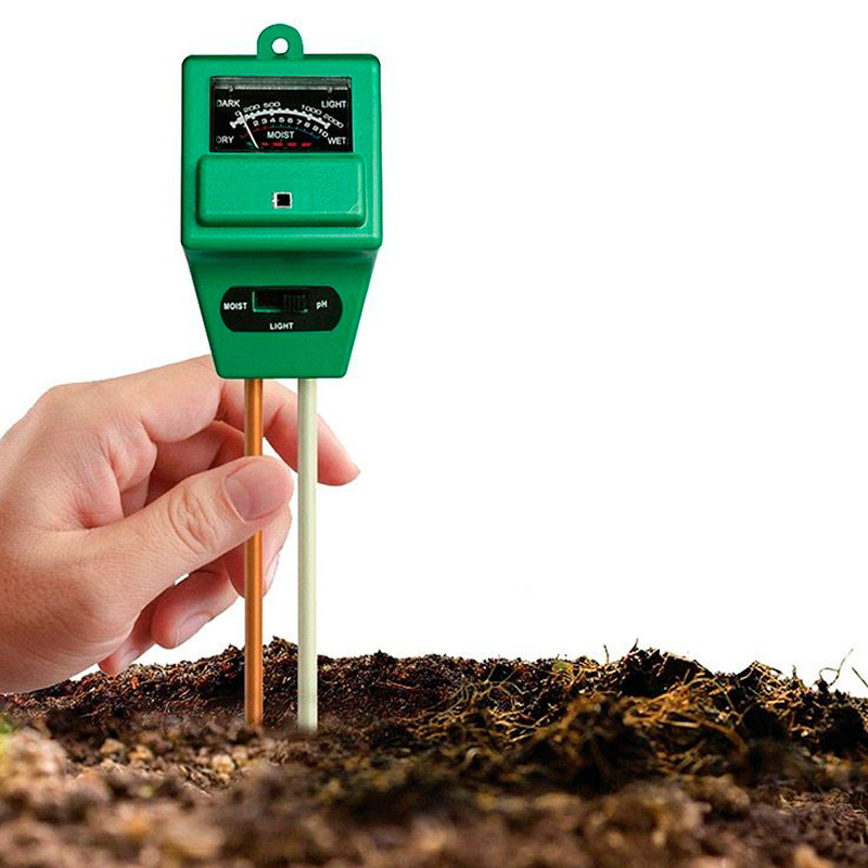 Термометр для измерения влажности, кислотности и освещения почвы  #1