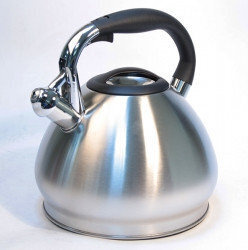 Чайник Kelli KL-4327 для плиты нержавеющий со свистком, 3.5 л #1