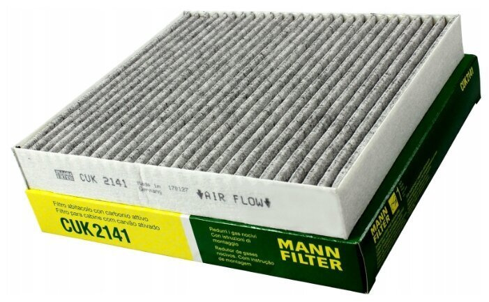 MANN FILTER Фильтр салонный Угольный арт. MANN CUK2141 Lancer X/ C-Crosser/ 4007/ Outlander 2, 0-2, 4L #1