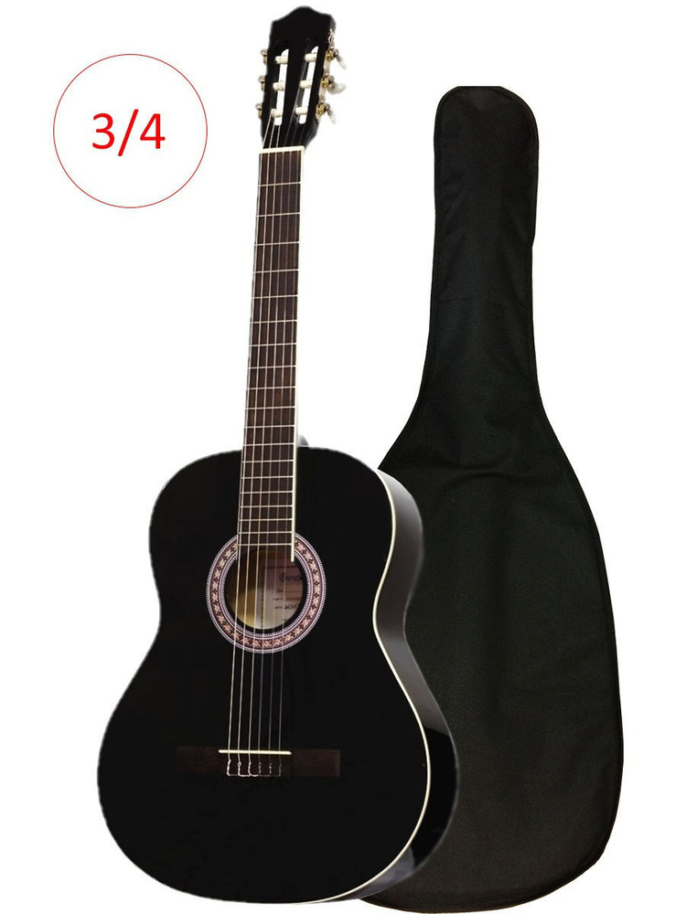 Классическая гитара CG36BK3/4BAG 6-струнная, корпус Ель 3/4 #1