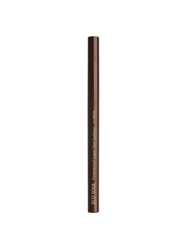 The Saem Подводка для глаз тонкая ECO SOUL Powerproof Super Slim Eyeliner BK01 Black, 0,1г  #1