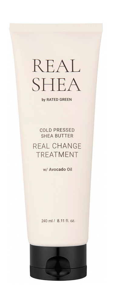 Питательная маска для волос с маслом ши холодного отжима Rated Green Real Shea Cold Pressed Shea Butter #1