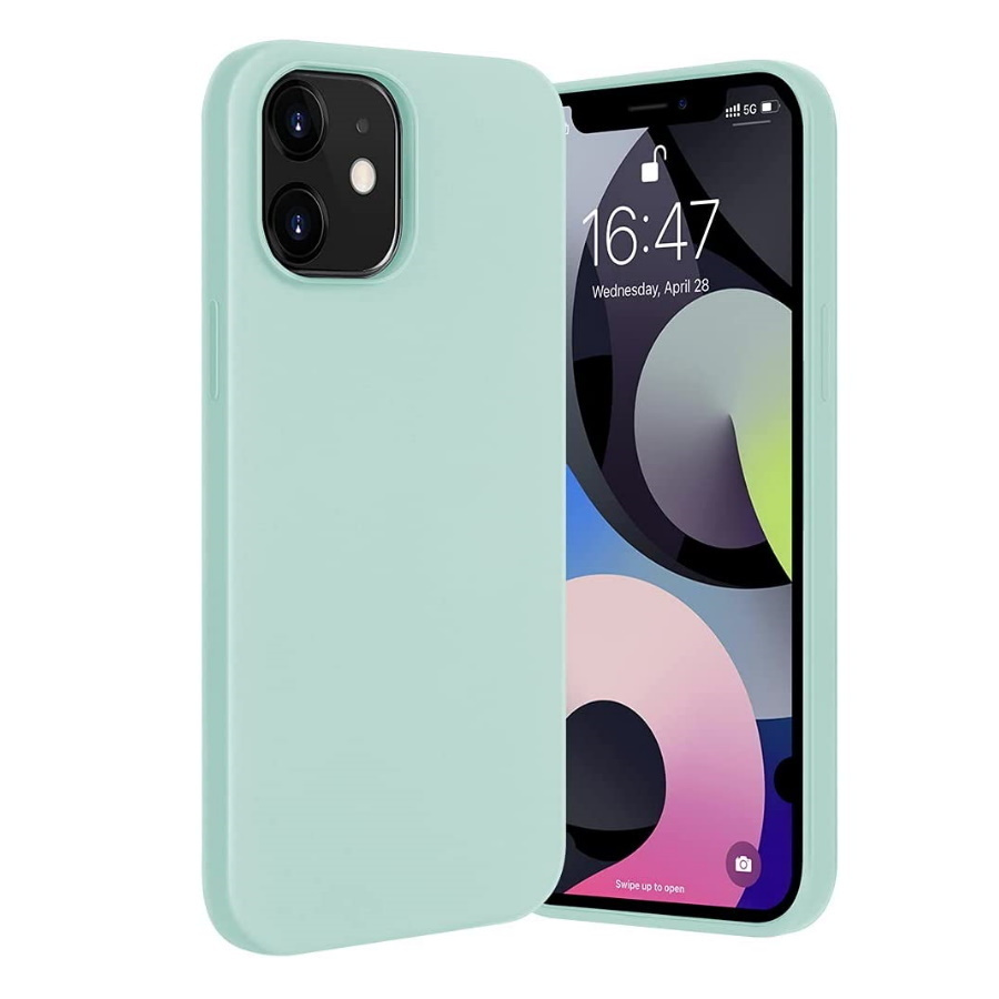 Чехол Memumi Crystalloid Series Silicone Case для Apple iPhone 12 mini Green (AFC204204) #1