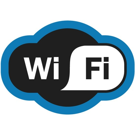 Знак-наклейка Зона Wi-fi (размер 15х20 cм.) 3 шт. #1