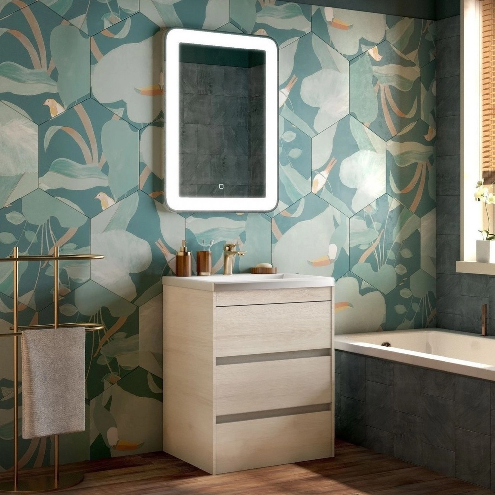Мебель для ванной Art&Max Family 60, напольная, Pino Bianco #1