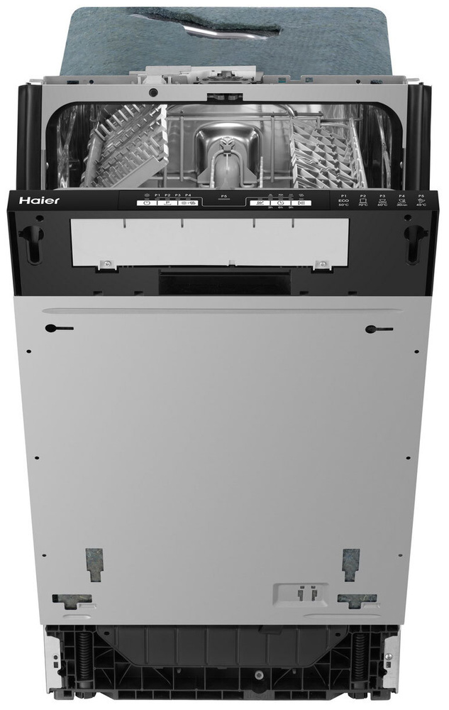 Встраиваемая посудомоечная машина Haier HDWE9-191RU, 45 см, узкая, 9 комплектов, 5 программ, серебристый #1