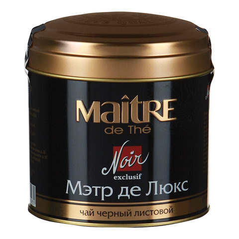 Чай черный листовой 100 г MAITRE "Мэтр де Люкс", 1 шт #1