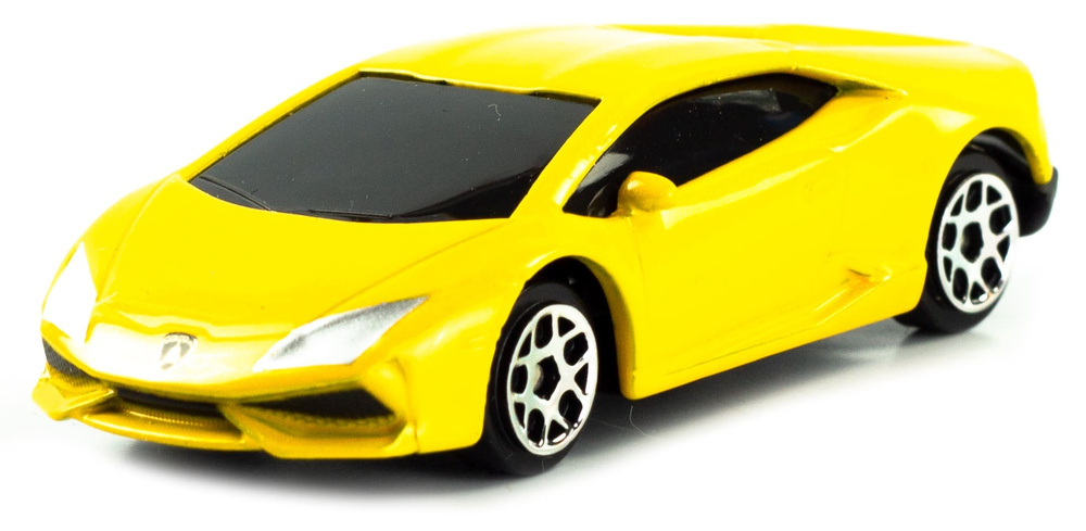 Игрушка Машина металлическая LAMBORGHINI HURACAN LP610-4, 1:64, цвет жёлтый  #1