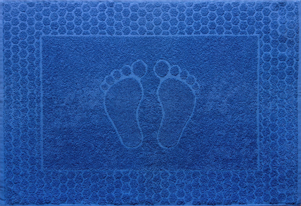 Полотенце махровое Ножки синий (50х70) #1