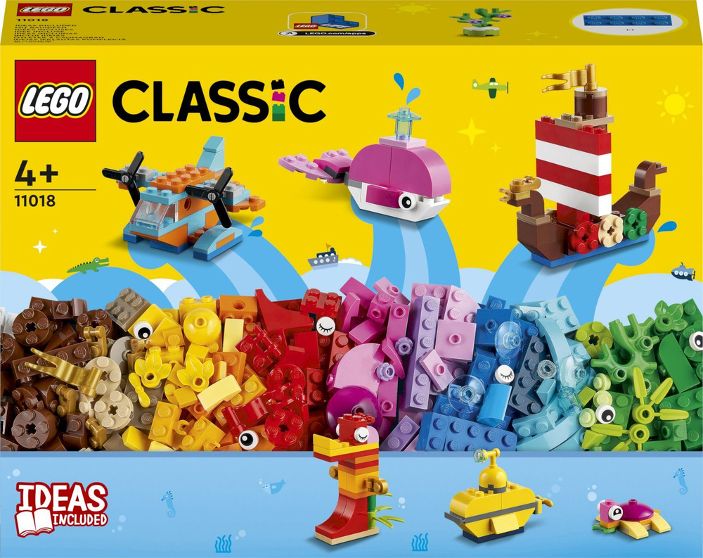 Конструктор LEGO Classic 11018 Творческое веселье в океане #1