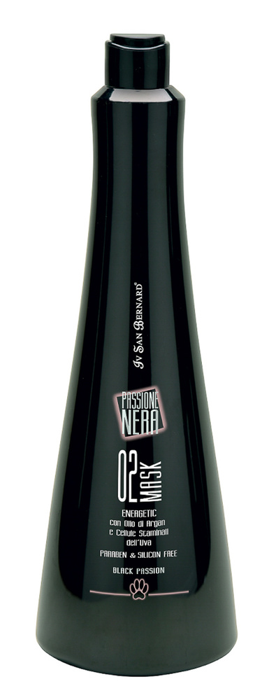 Iv San Bernard, линия BLACK PASSION, 02 маска энергетическая и восстанавливающая с аргановым маслом Черная #1
