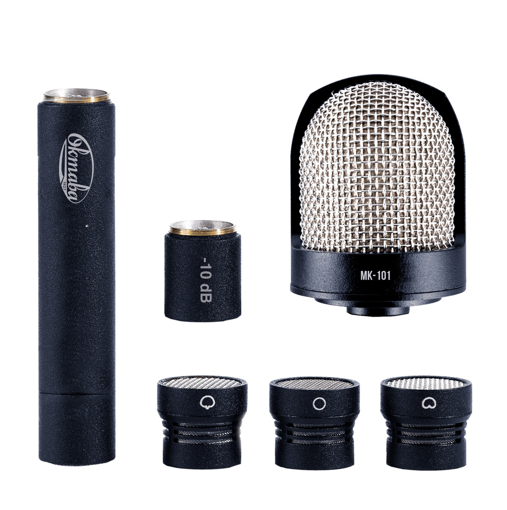 Октава Микрофон универсальный МК-012-10 деревянный футляр, черный матовый  #1