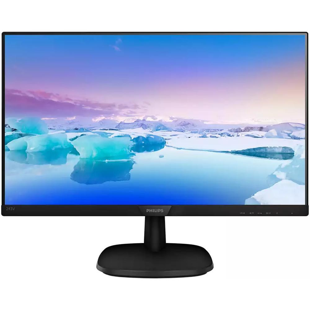 Philips 23.8" Монитор 243V7QDAB, черный #1