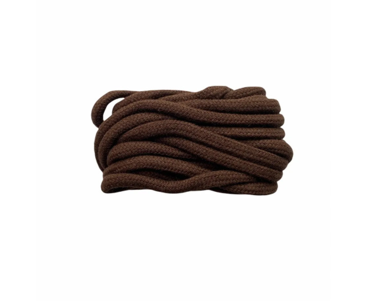 Шнурки Perfect круглые толстые (коричневые), 150 см #1
