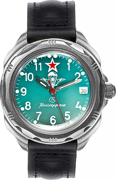 Мужские механические наручные часы Восток Командирские ВДВ 216307  #1