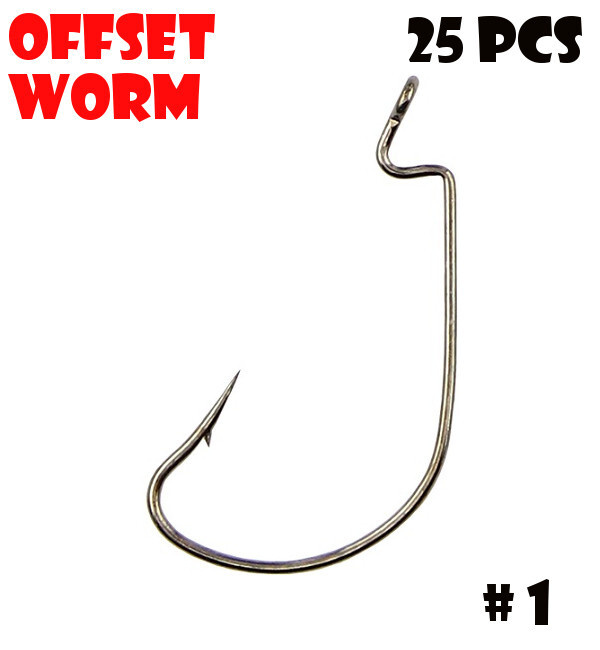 Крючок офсетный Vido-Craft VD-101 BN (Offset Worm) #1 #1