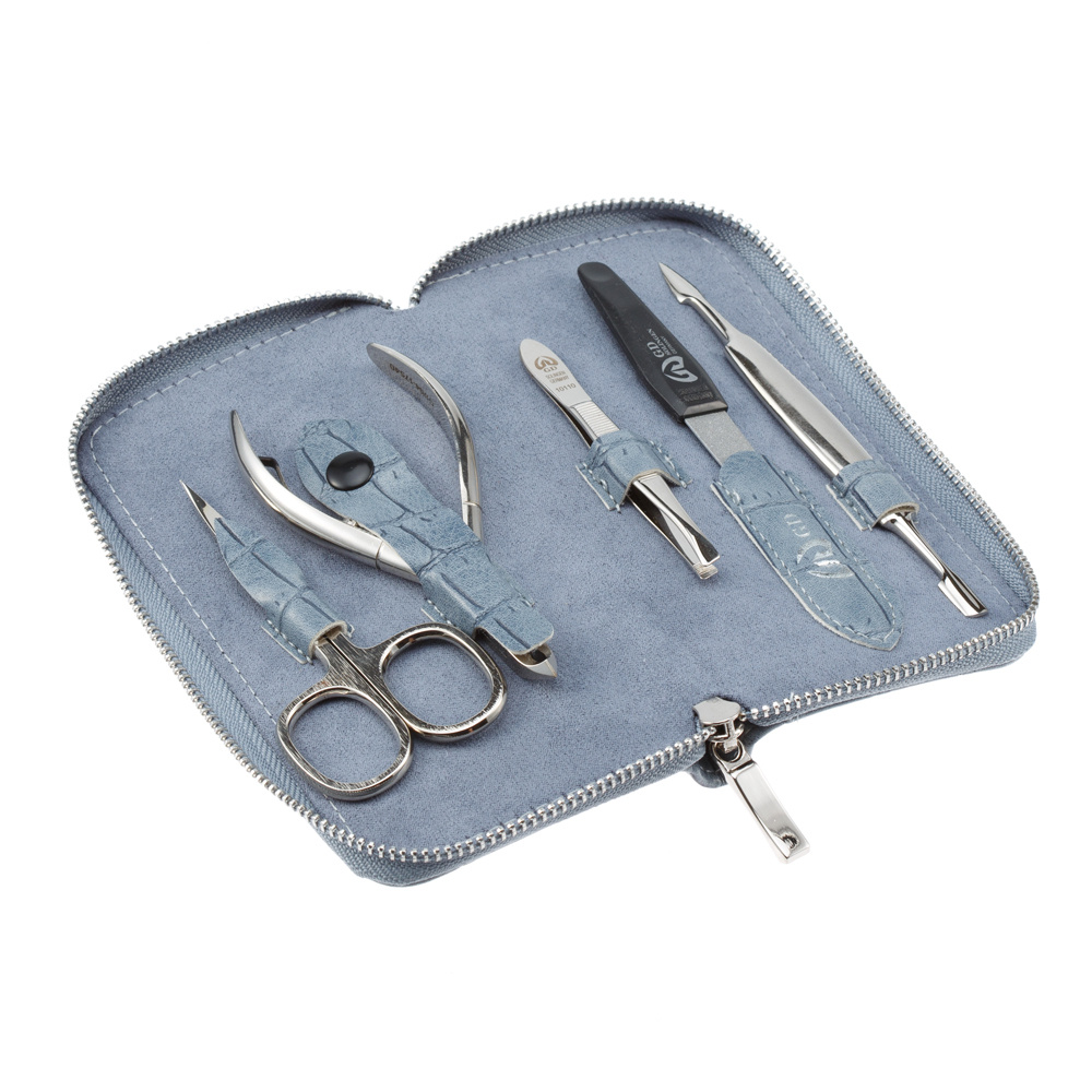 Маникюрный набор GD, 5 пр. Инструменты: кусачки для кутикулы, ножницы для ногтей, пилка металлическая #1