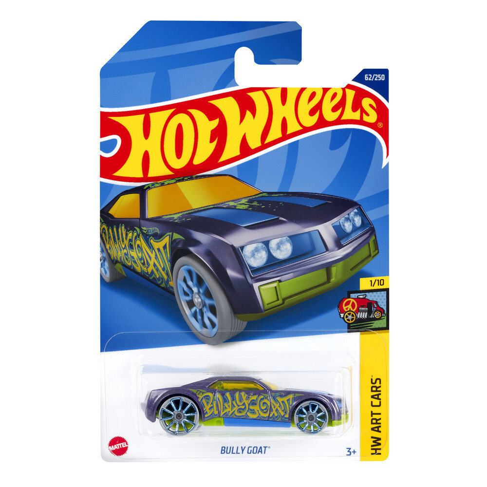 HCW56 Машинка металлическая игрушка Hot Wheels коллекционная модель BULLY GOAT фиолетовый  #1