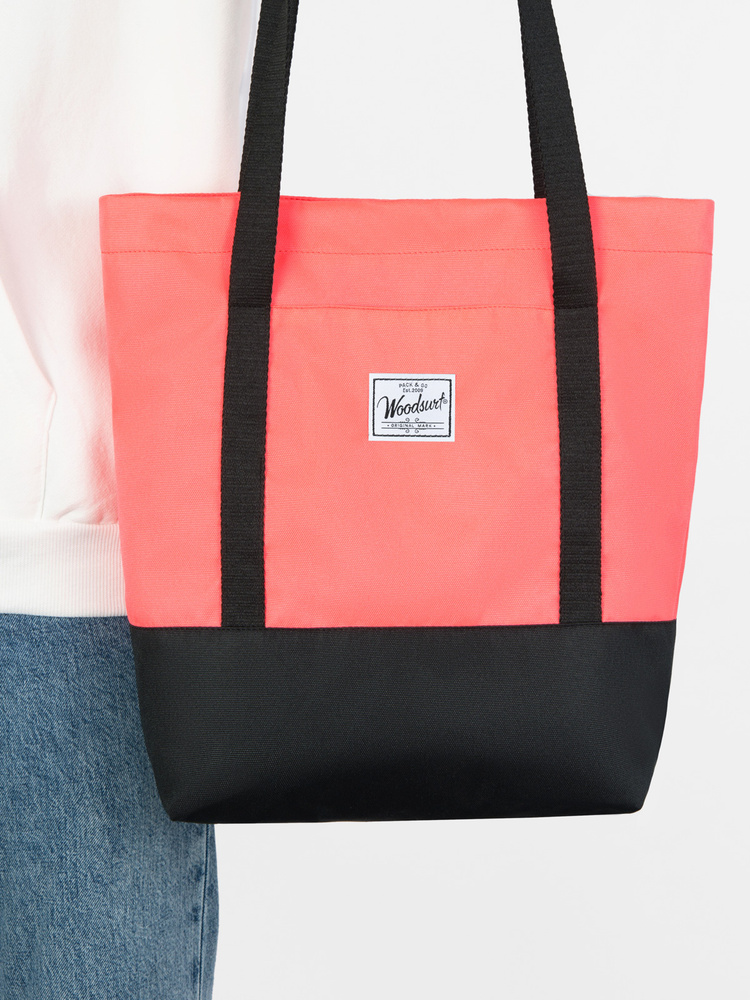 Сумка на плечо шоппер MONTANA хозяйственная сумка от WOODSURF женская мужская школьная пляжная универсальная #1