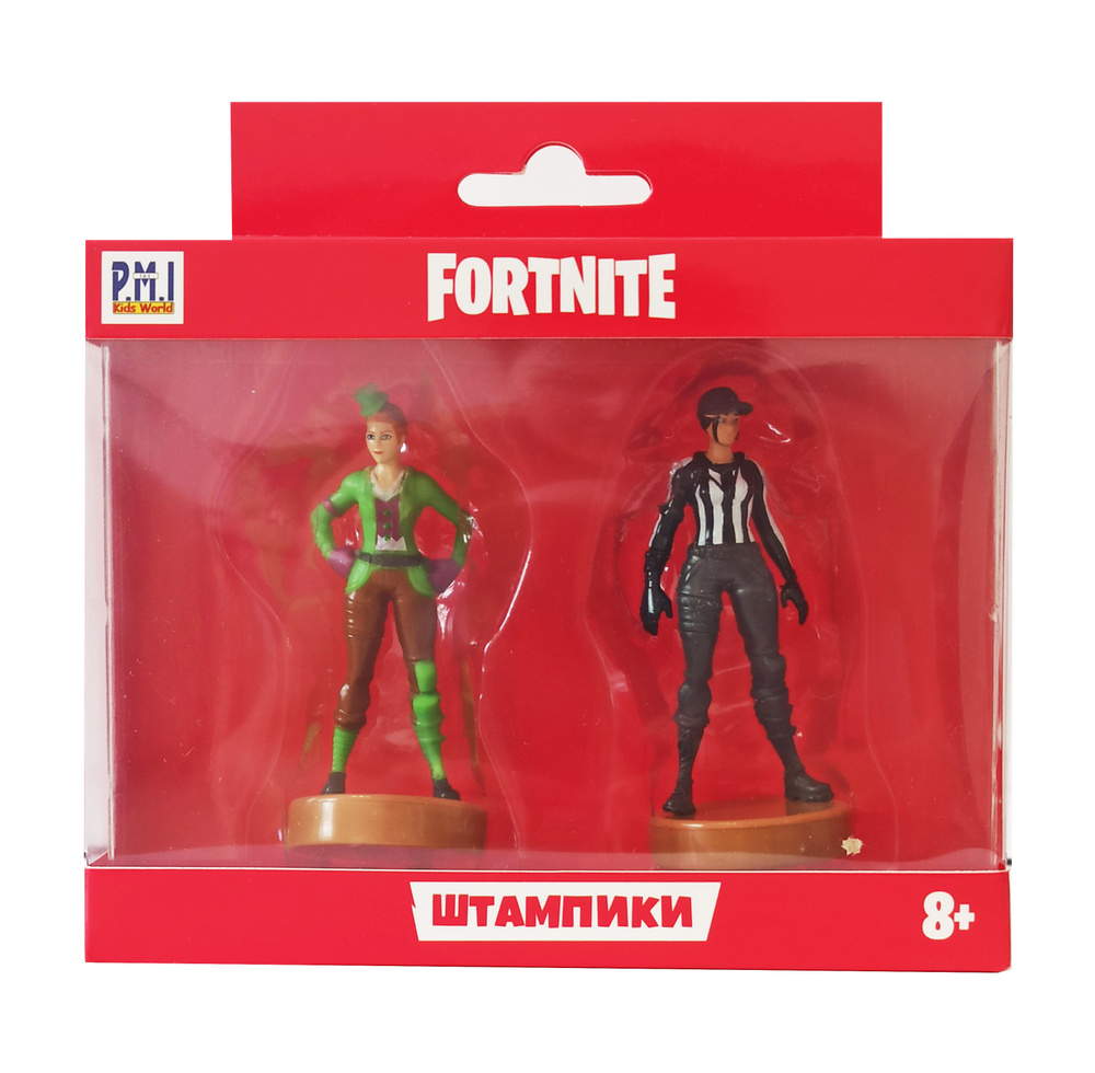 Штампик фигурка Fortnite 2шт 7,5см (2 серия) / Штампики Фортнайт в коробке по 2шт (5215) / Рефери и Сержант #1