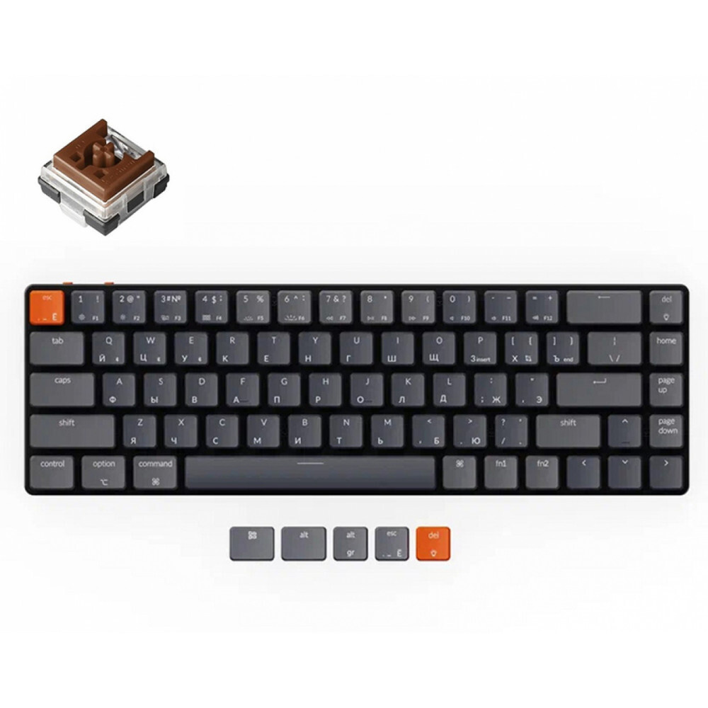 Игровая клавиатура Keychron K7 Brown Switch (K7E3) #1