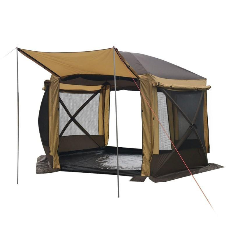 Полуавтоматический шестиугольный шатер 2905 с двумя входами / Автоматический шатер 2905 360х360х235 см #1