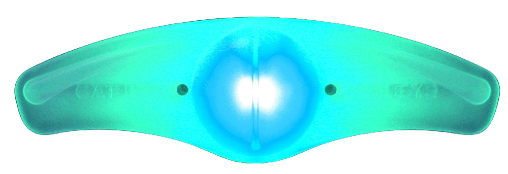 Велофонарик на спицу колеса CATEYE ORBIT (SL-LD120-WR), корпус: прозрачн., лампа: синяя, с батарейкой #1