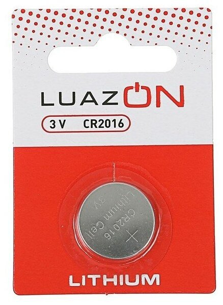 Luazon Home Батарейка CR2016, Li-ion тип, 1,2 В, 4 шт #1
