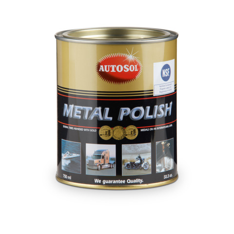 Autosol Metal Polish объем 750 мл/Полироль для металлов / нержавейки / хрома / латуни / меди / никеля #1