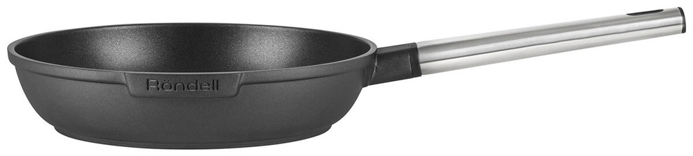 Сковорода Rondell RDA-1516 28x6 см Loft Professional, черная серебристая  #1