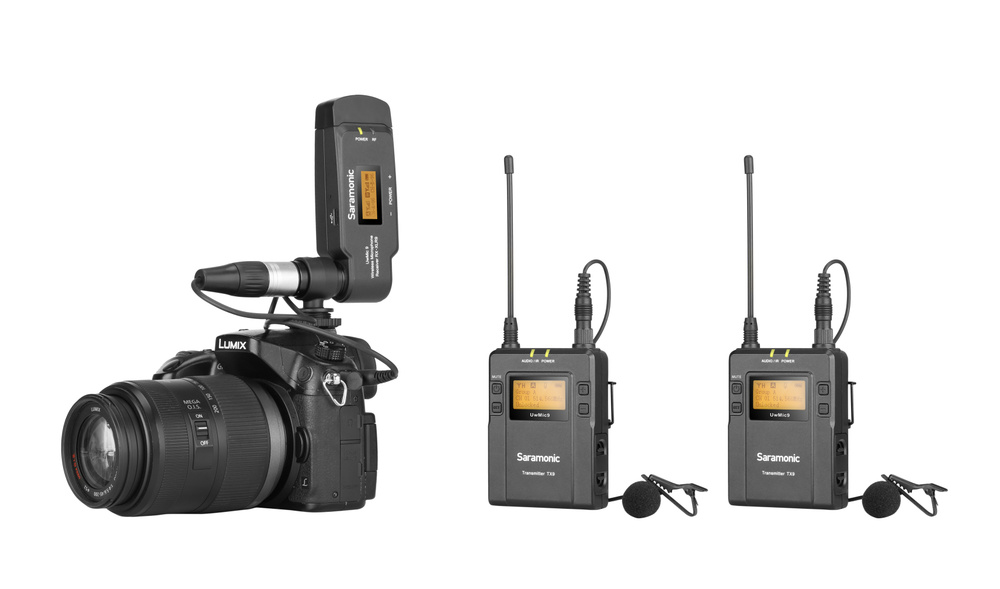 Saramonic Микрофон для фото и видеокамер UwMic9 TX9+TX9+RX-XLR9, черный  #1