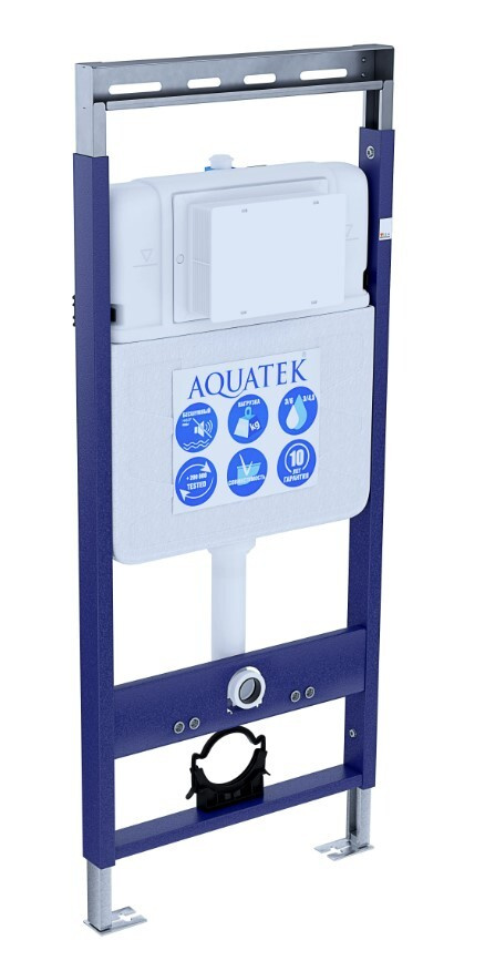 Инсталляция для подвесного унитаза Aquatek Easy Fix 50 INS-0000010 с верхней планкой  #1