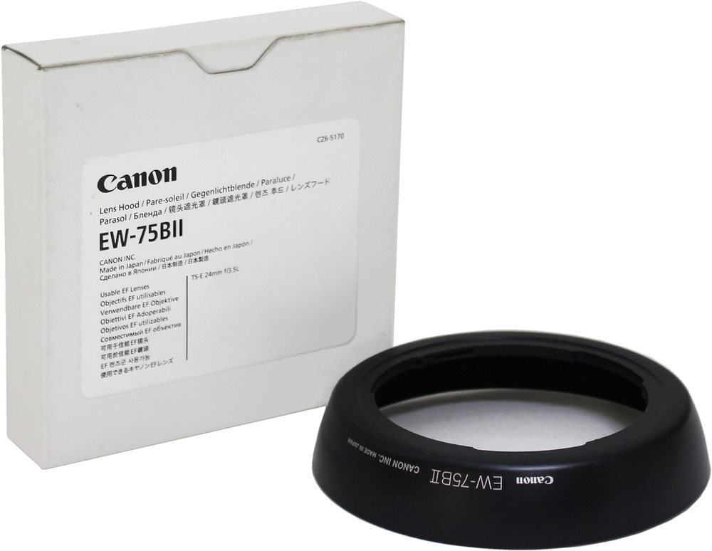 Бленда Canon EW-75BII для объектива TS-E 24mm f/3.5L (2669A001) Подходит для защиты от ударов и боковых #1