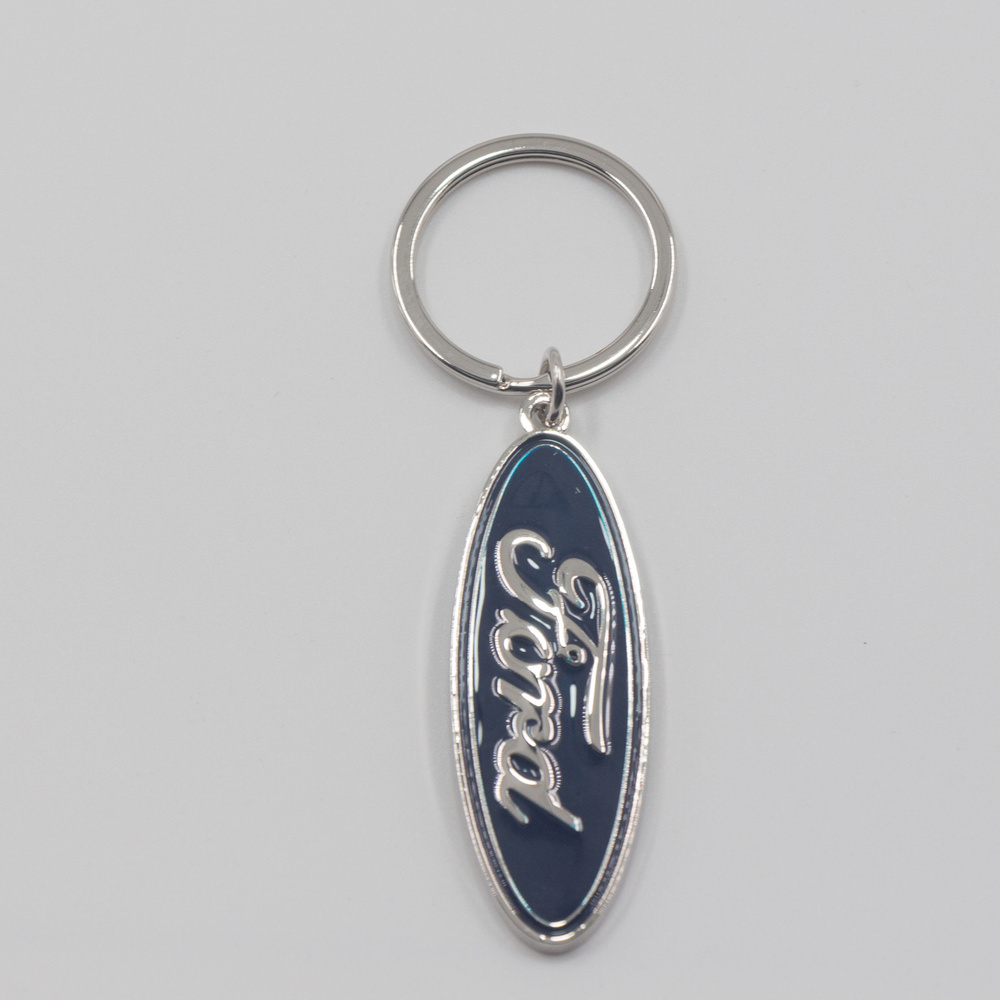 Брелок для ключей автомобиля Ford / Форд / металл , хром.  #1