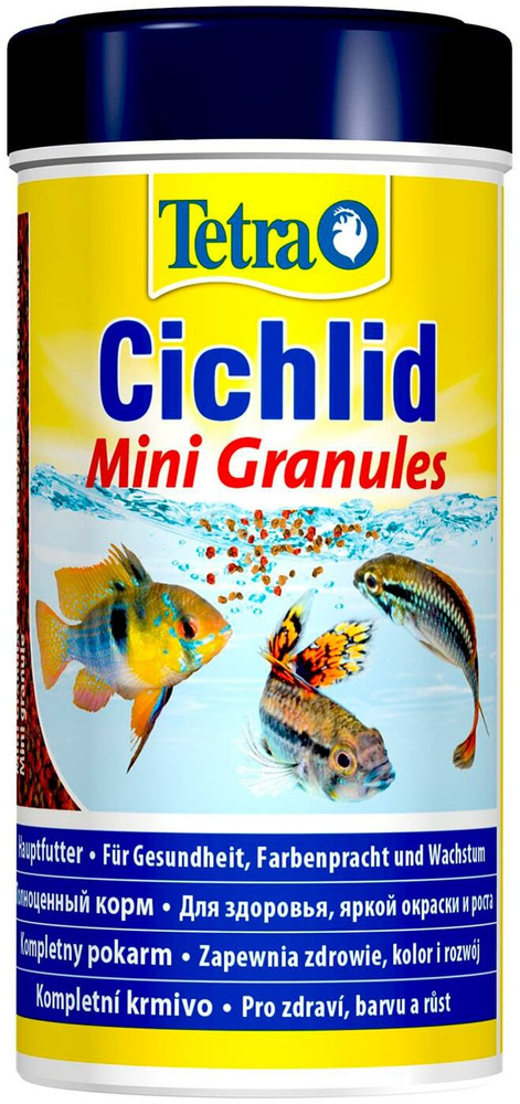 Tetra / Корм для рыб Tetra Cichlid Mini Granules для небольших цихлид в гранулах 250мл 1 шт  #1