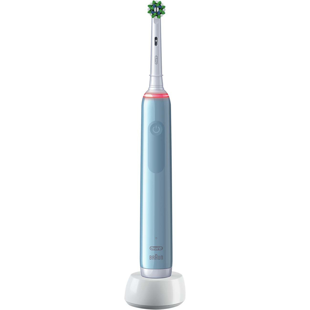 Электрическая зубная щетка Oral-B Pro 3/D505.513.3 Cross Action Light Blue #1