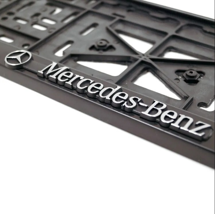 Рамка номерного знака для автомобиля Mercedes Benz (Мерседес)  #1
