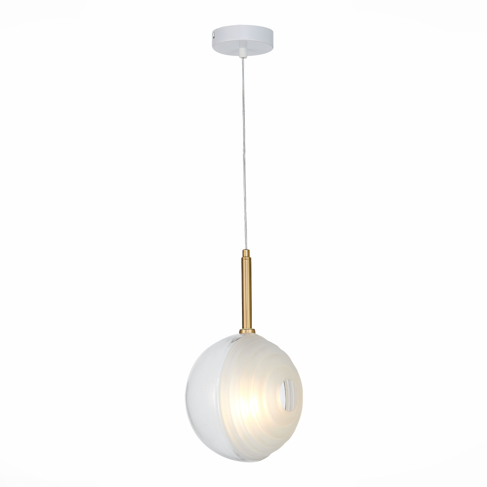 Подвес ST LUCE цвет белый коллекция FOLIGNO в стиле Modern цоколь G4 ламп 1х5W, SL1183.503.01  #1