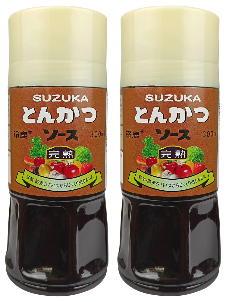 Соус овощной Тонкацу Suzuka, соус для овощей, 300 мл - 2 шт #1