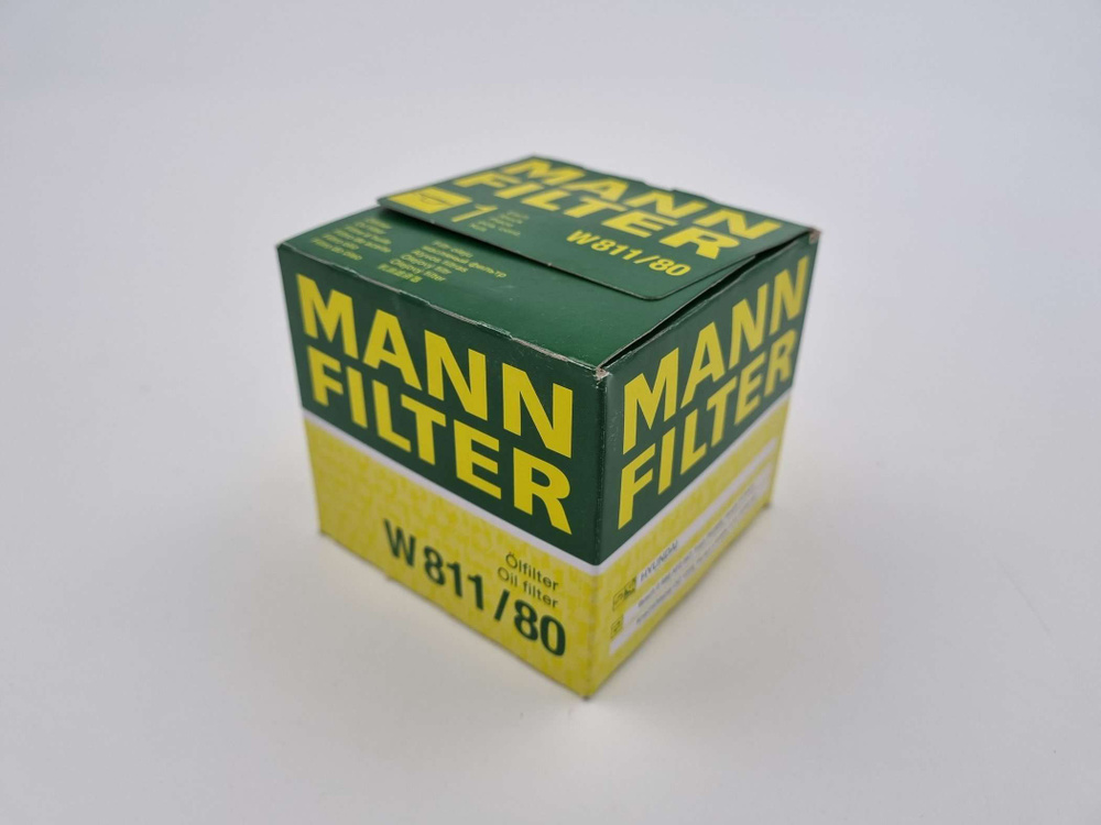 Фильтр масляный MANN-FILTER W811/80 Корея #1