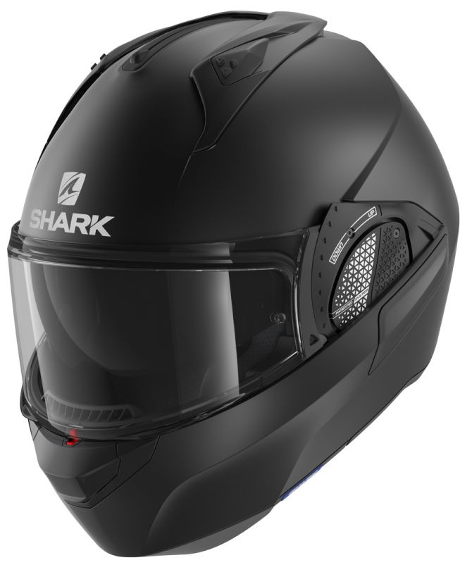 Мотошлем трансформер модуляр SHARK EVO GT BLANK MAT Black, KS #1