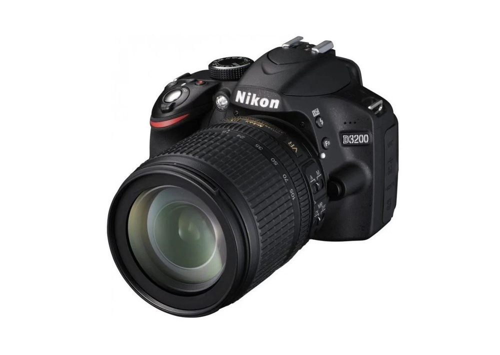 Фотоаппарат Nikon D3200 Kit 18-55mm f/3.5-5.6 VR, черный #1