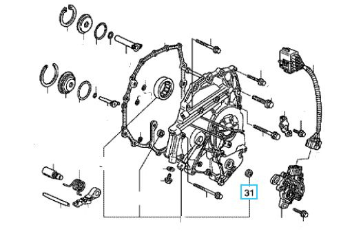 Honda Сальник КПП, арт. 91202965003 #1