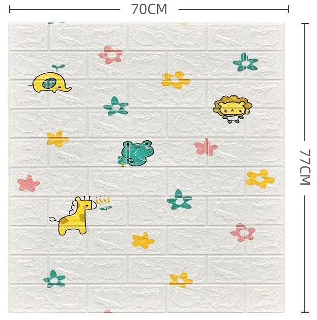 Самоклеящиеся панели для стен,770х700 mm, цвет Детский, Стеновые 3Д Панели ПВХ / Обои самоклеящиеся / #1