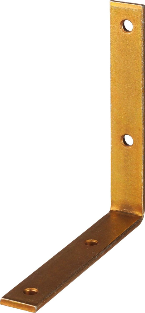 Уголок мебельный узкий ЗУБР УМ-5.0, 150х150х25 х 5мм, желтый цинк, 31031-150  #1