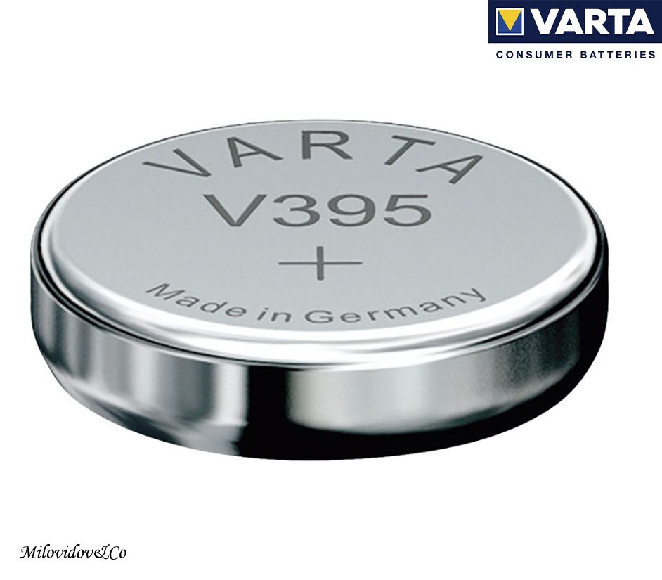 Varta Батарейка 395, 399 (SR57, SR927), Серебряно-цинковый тип, 1,55 В, 1 шт  #1