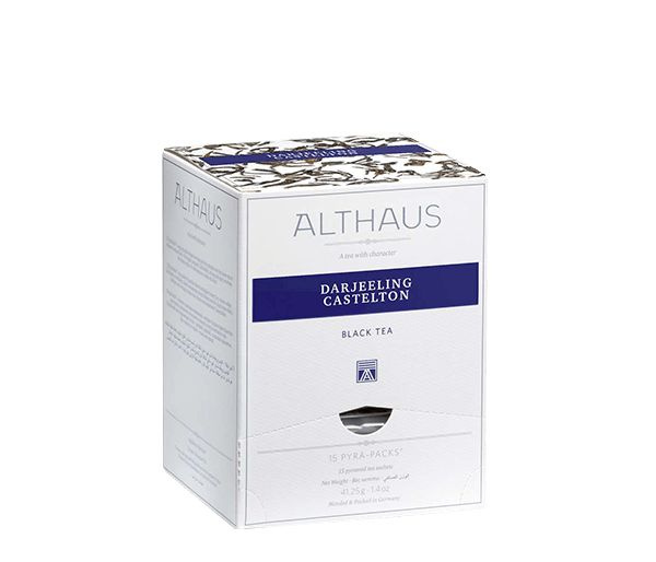 Чай черный байховый Althaus Darjeeling Castelton2,75гр.,коробка 15 пак. #1