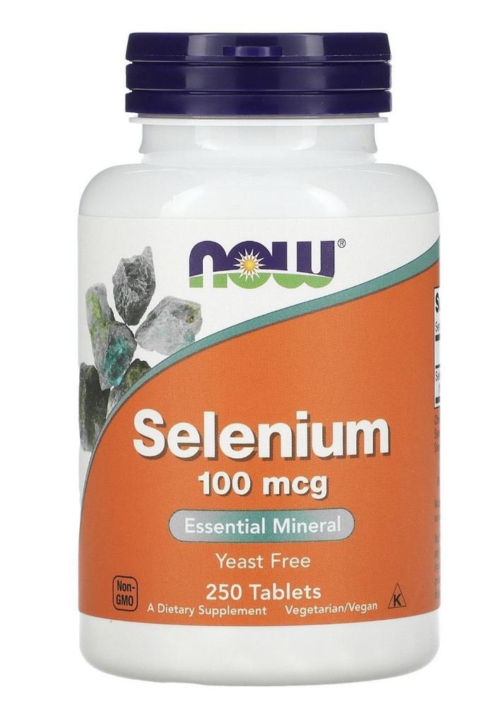 Селен нау фудс, Selenium Now Foods, 100 мг, 250 таблеток #1